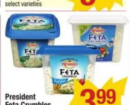 President Feta Crumbles