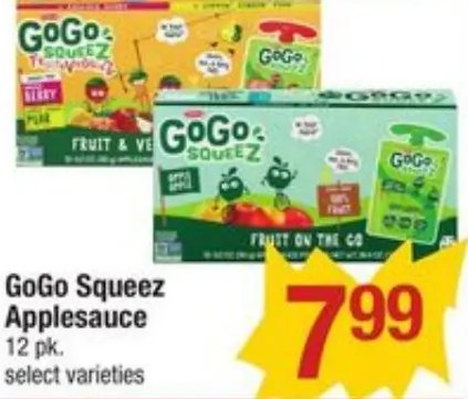 GoGo Squeez Applesauce
