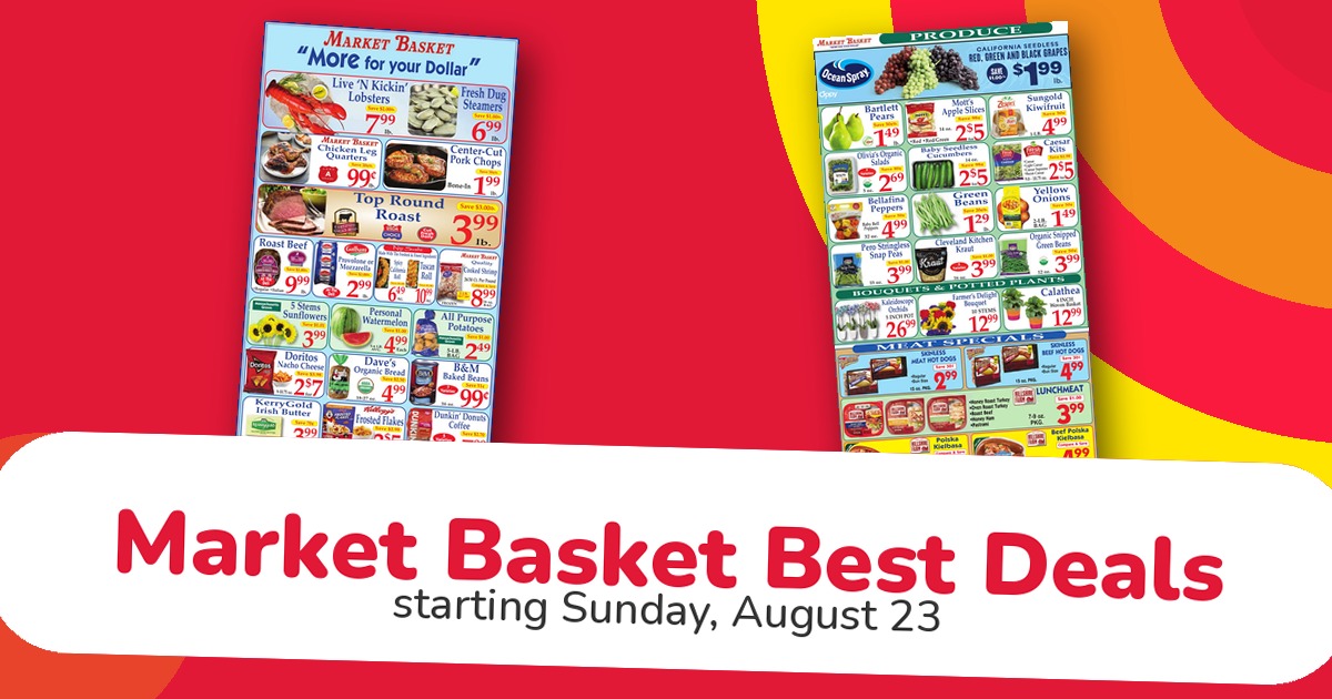 Market Basket Weekly Ad Week of Aug 23: Chicken, Seafood, Coffee, Cheese