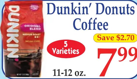 Dunkin' Donuts Coffee