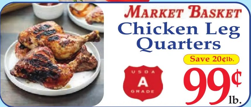 Market Basket Chicken Leg Quarters