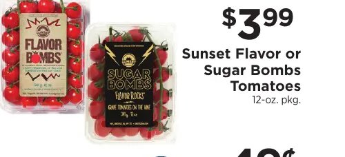 Sunset Flavor or Sugar Bombs Tomatoes