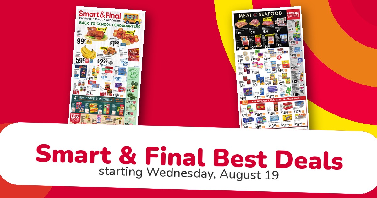 Smart & Final Weekly Ad Week of Aug 19: Frozen Treats, Snacks, And Household Essentials