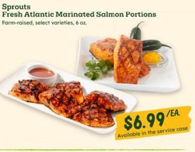 Sprouts Fresh Atlantic Marinated Salmon Portions