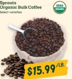 Sprouts Organic Bulk Coffee