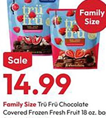 Trü Frü Chocolate Covered Frozen Fresh Fruit