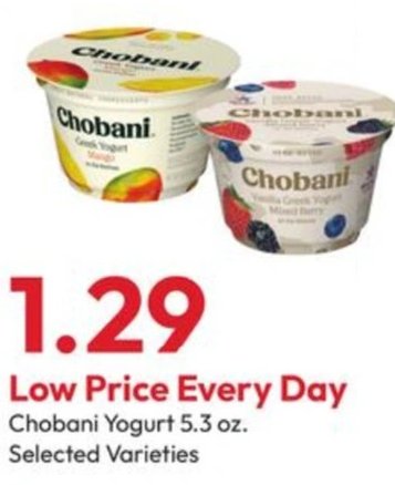 Chobani Yogurt