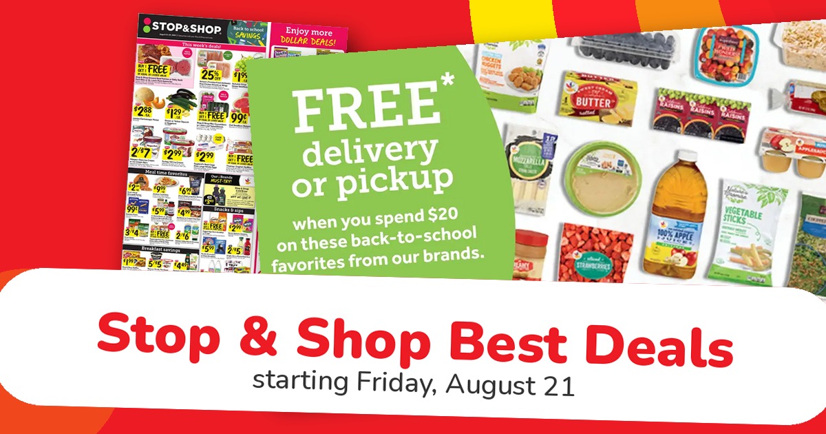 Stop & Shop Weekly Ad Aug 21: Coffee, Cheese, Snacks, Ice Cream, Seafood