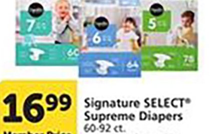Signature SELECT Supreme Diapers