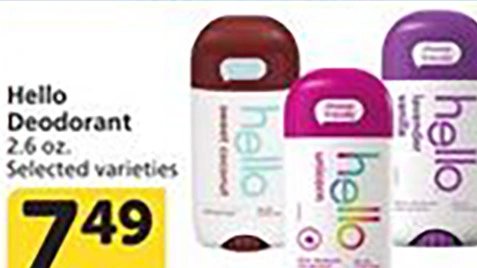 Hello Deodorant