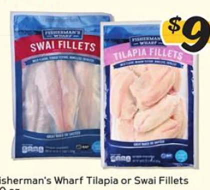 Fisherman's Wharf Tilapia or Swai Fillets