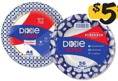 Dixie Paper Plates or Bowls
