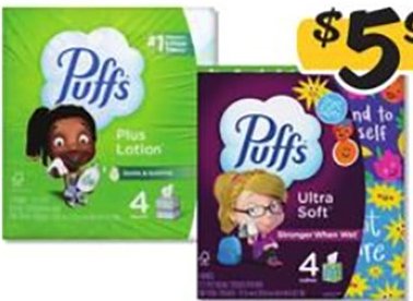 Puffs Facial Tissues