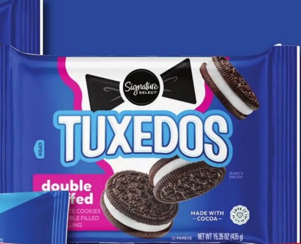 TUXEDOS double stuffed