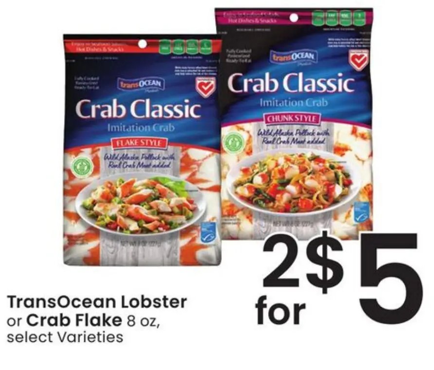 TransOcean Lobster or Crab Flake
