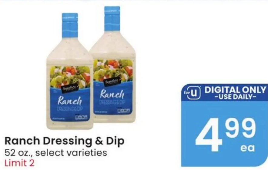 Ranch Dressing & Dip