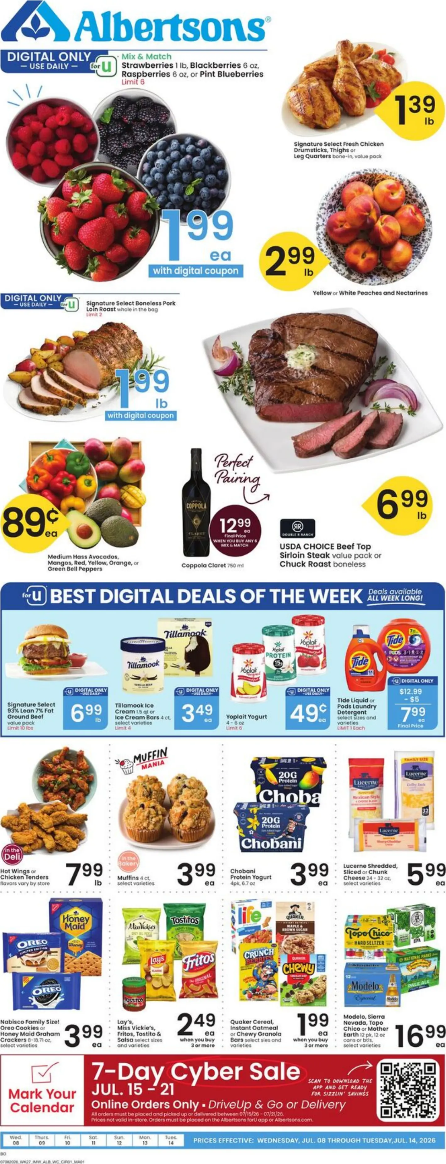 Albertsons Weekly Ad Page 1