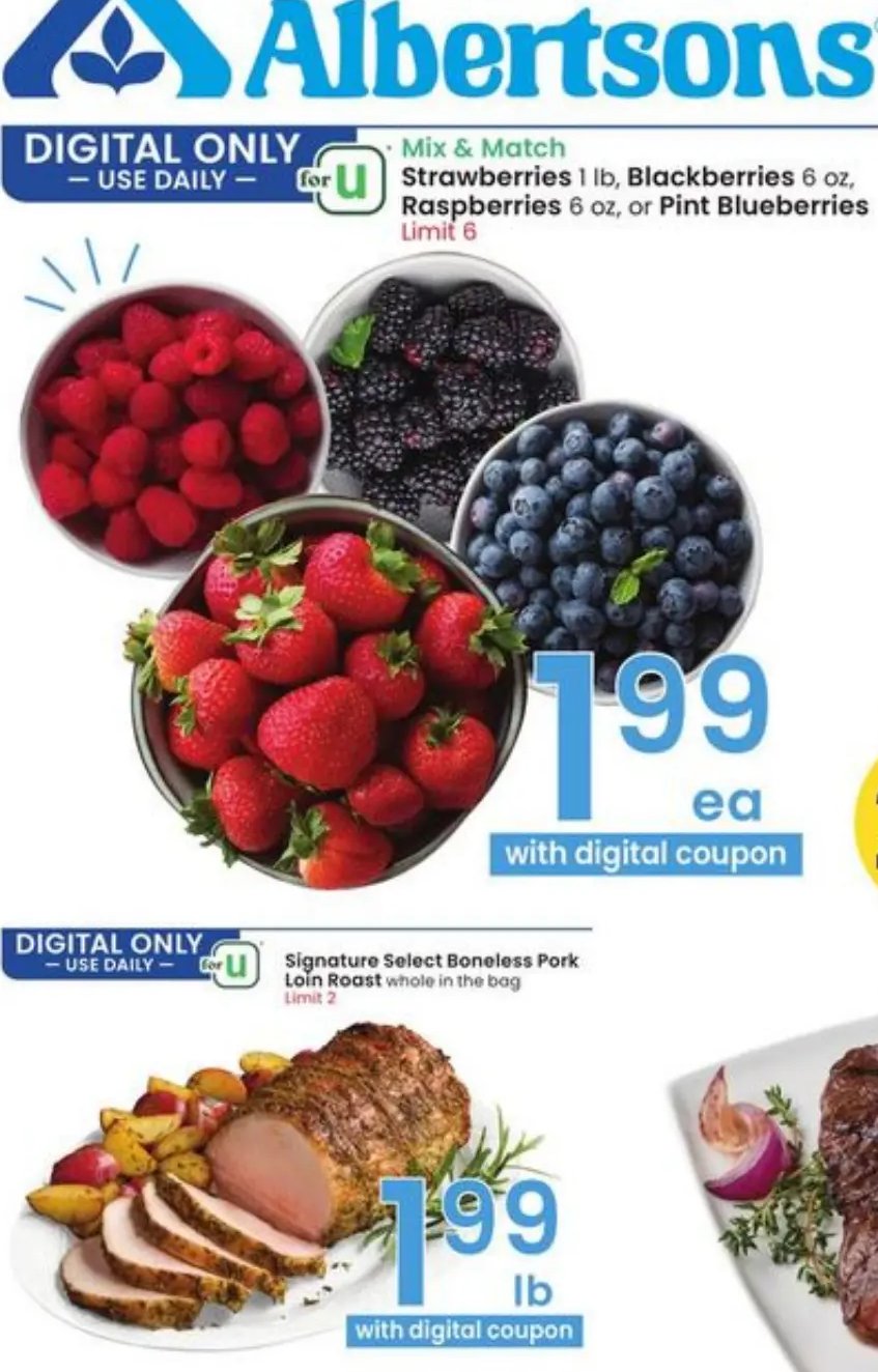 Strawberries, Blackberries, Raspberries, or Blueberries
