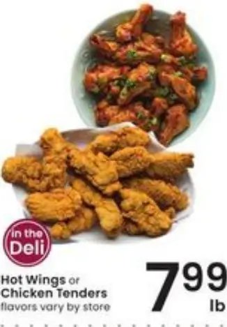 Hot Wings or Chicken Tenders