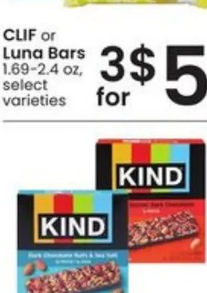 CLIF or Luna Bars