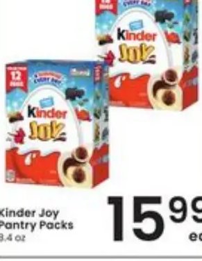 Kinder Joy Pantry Packs