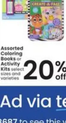 Assorted Coloring Books or Activity Kits