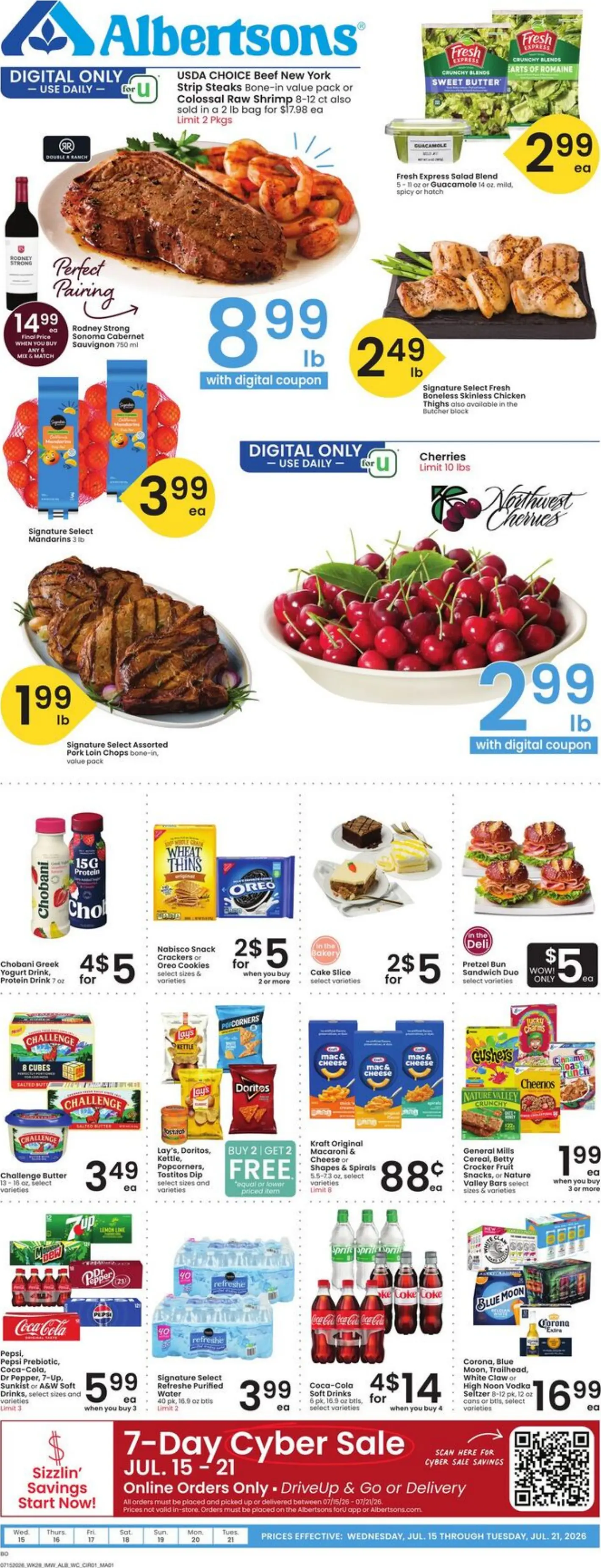 Albertsons Weekly Ad Page 1