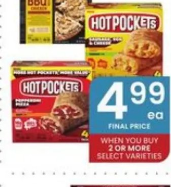 Hot Pockets or Outshine Fruit Bars