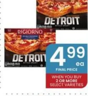DiGiorno Detroit Style Pizza