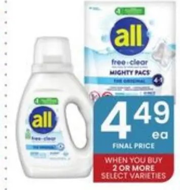 all Laundry Detergent