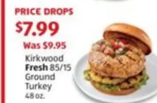 Kirkwood Fresh 85/15 Ground Turkey