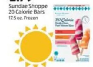 Sundae Shoppe 20 Calorie Bars
