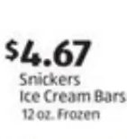 Snickers Ice Cream Bars