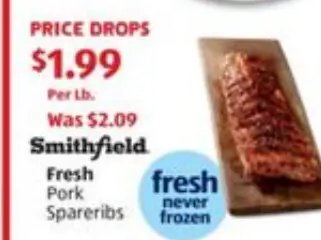 Smithfield Fresh Pork Spareribs