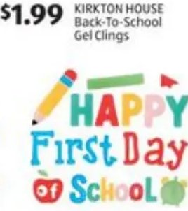 KIRKTON HOUSE Back-To-School Gel Clings