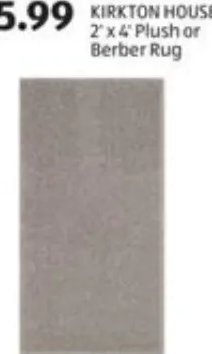 KIRKTON HOUSE 2' x 4' Plush or Berber Rug