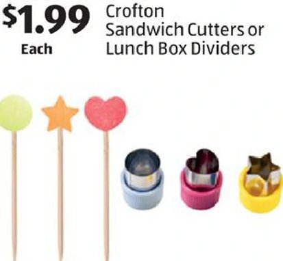 Crofton Sandwich Cutters or Lunch Box Dividers