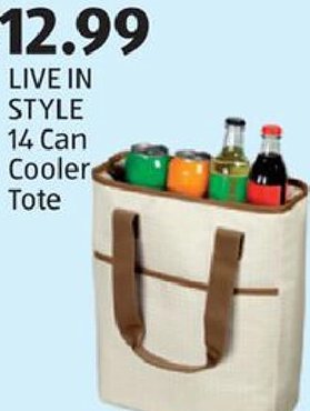 LIVE IN STYLE 14 Can Cooler Tote
