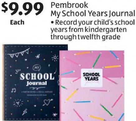 Pembrook My School Years Journal
