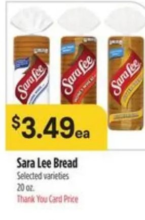Sara Lee Bread