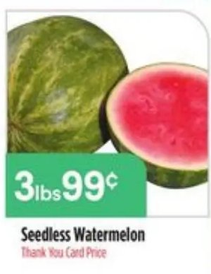 Seedless Watermelon