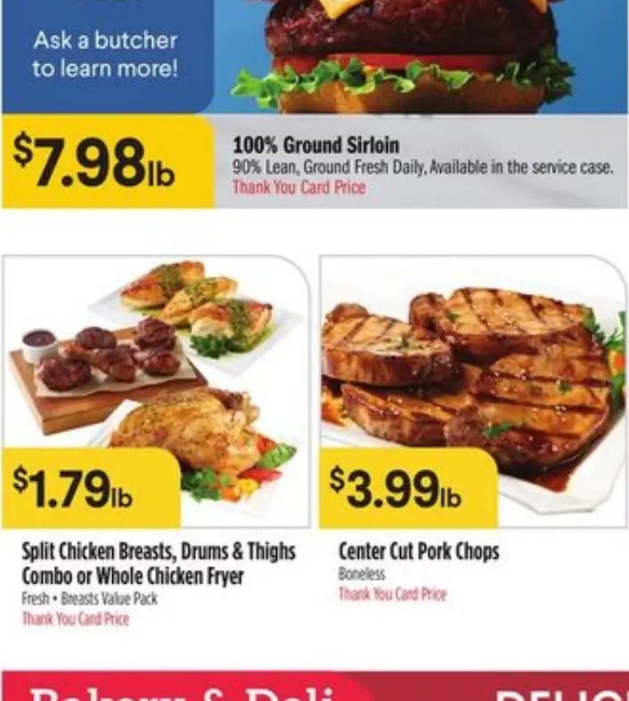 Premium Ground Beef / 100% Ground Sirloin