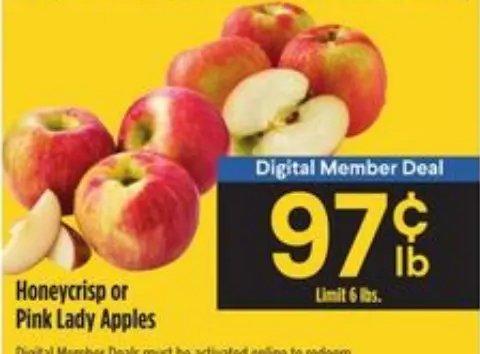 Honeycrisp or Pink Lady Apples