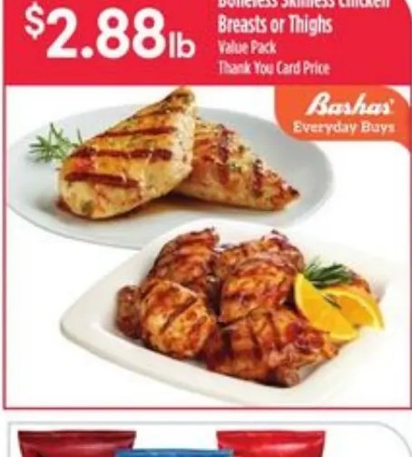 Boneless Skinless Chicken Breasts or Thighs