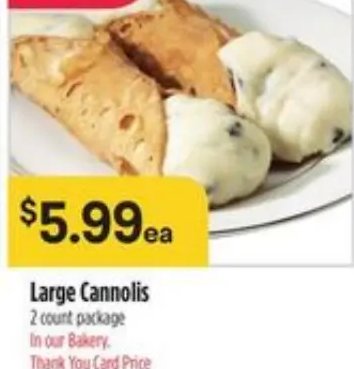 Large Cannolis