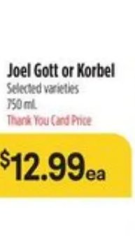 Joel Gott or Korbel