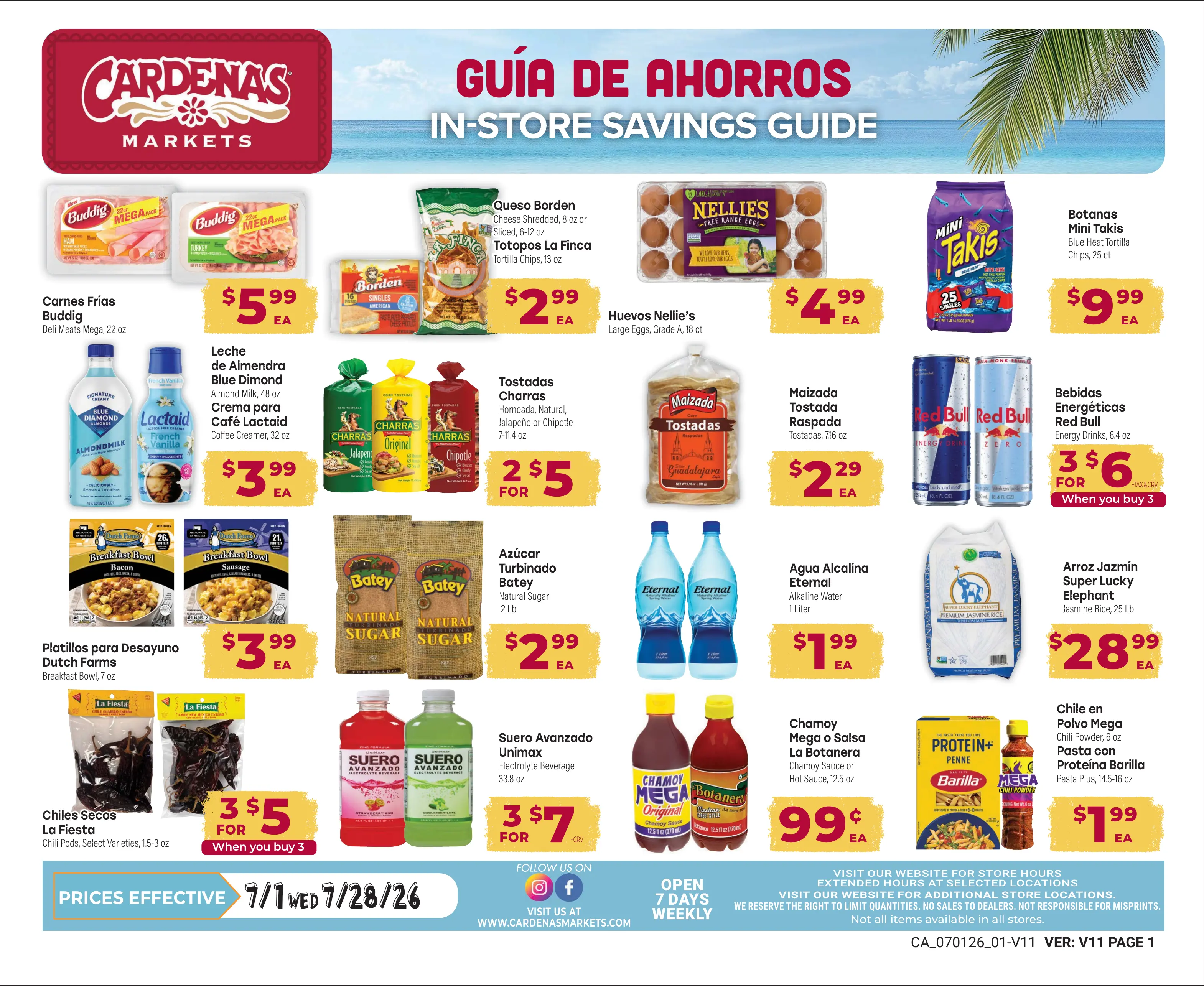 Cardenas Markets Weekly Ad Page 1