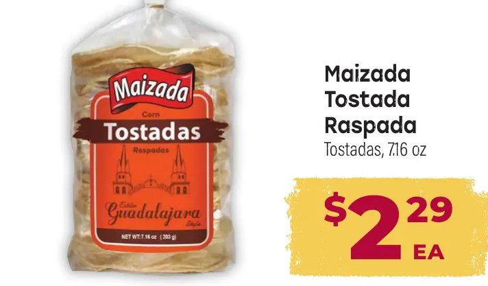 Maizada Tostada Raspada