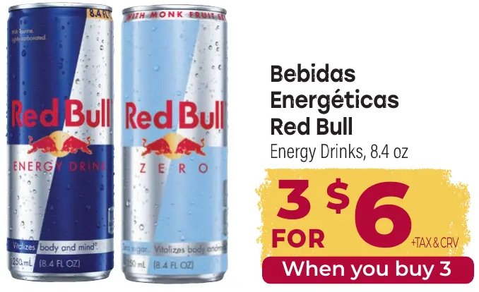Bebidas Energéticas Red Bull