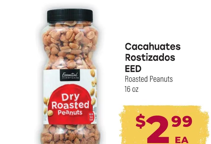 Cacahuates Rostizados EED